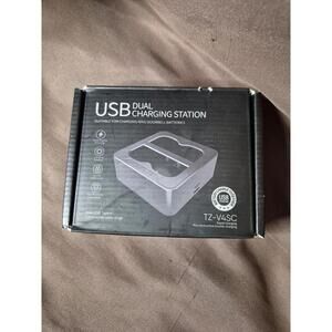 USB dual charging station for ring doorbell batteries